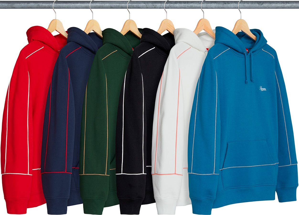 トップス SUPREME Cord Collegiate Logo Supreme Cord Collegiate Logo Hooded Sweatshirt (SS18) - $158