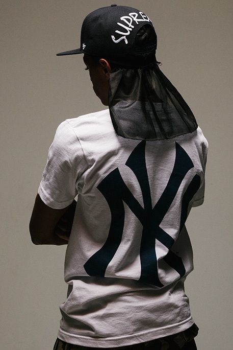 Supreme ベースボールシャツ　New York Yankees ブラック Supreme シュプリーム 2024AW Polartec Baseball Jersey ポラー