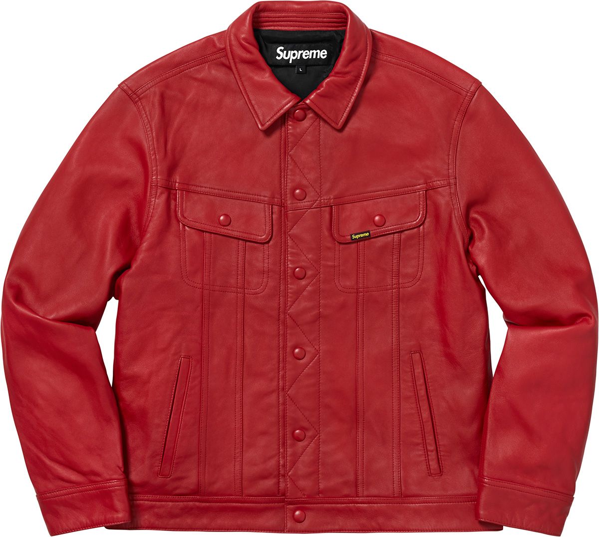 ジャケット・アウター supreme 18AW LEATHER TRUCKER JACKET Fall/Winter 2018 Preview – Supreme