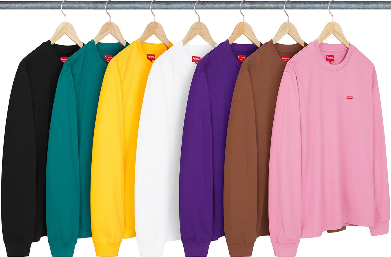 Supreme Small Box L/S Tee ネイビー Supreme Small Box L S Tee (FW24) - $68