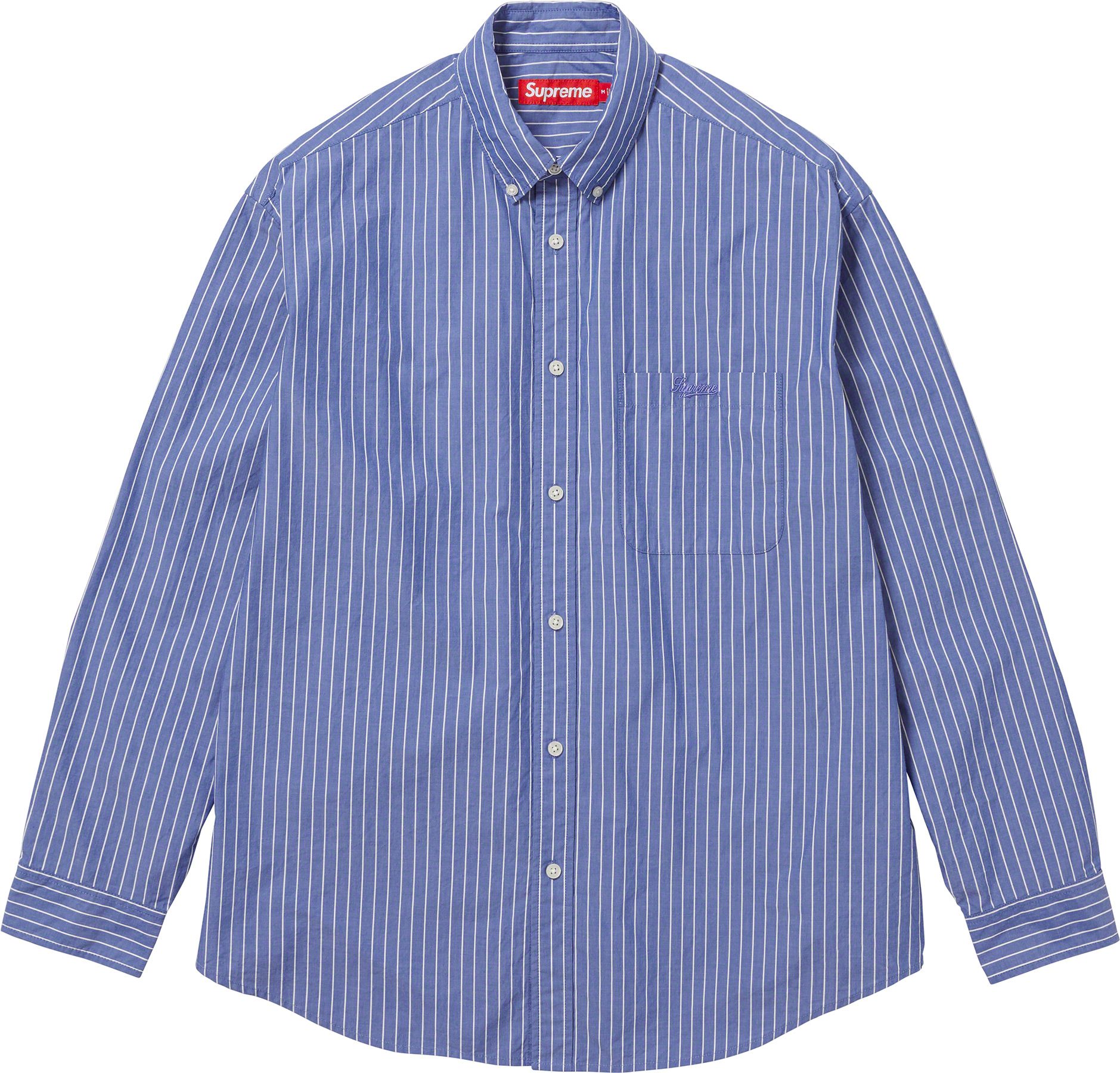 トップス supreme loose fit multi stripe s/s shirt Supreme Loose Fit Multi Stripe S S Shirt (SS24) - $128