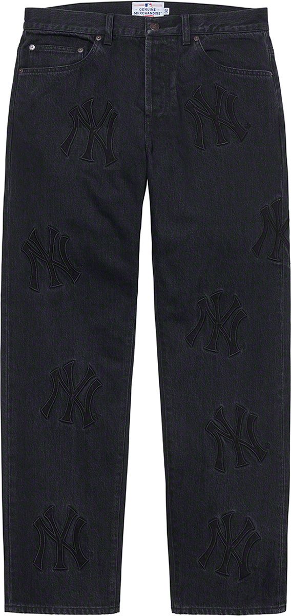 パンツ Supreme Double Knee Denim Painter Pant Supreme Monogram Double Knee Denim Painter Pant BLACK New W