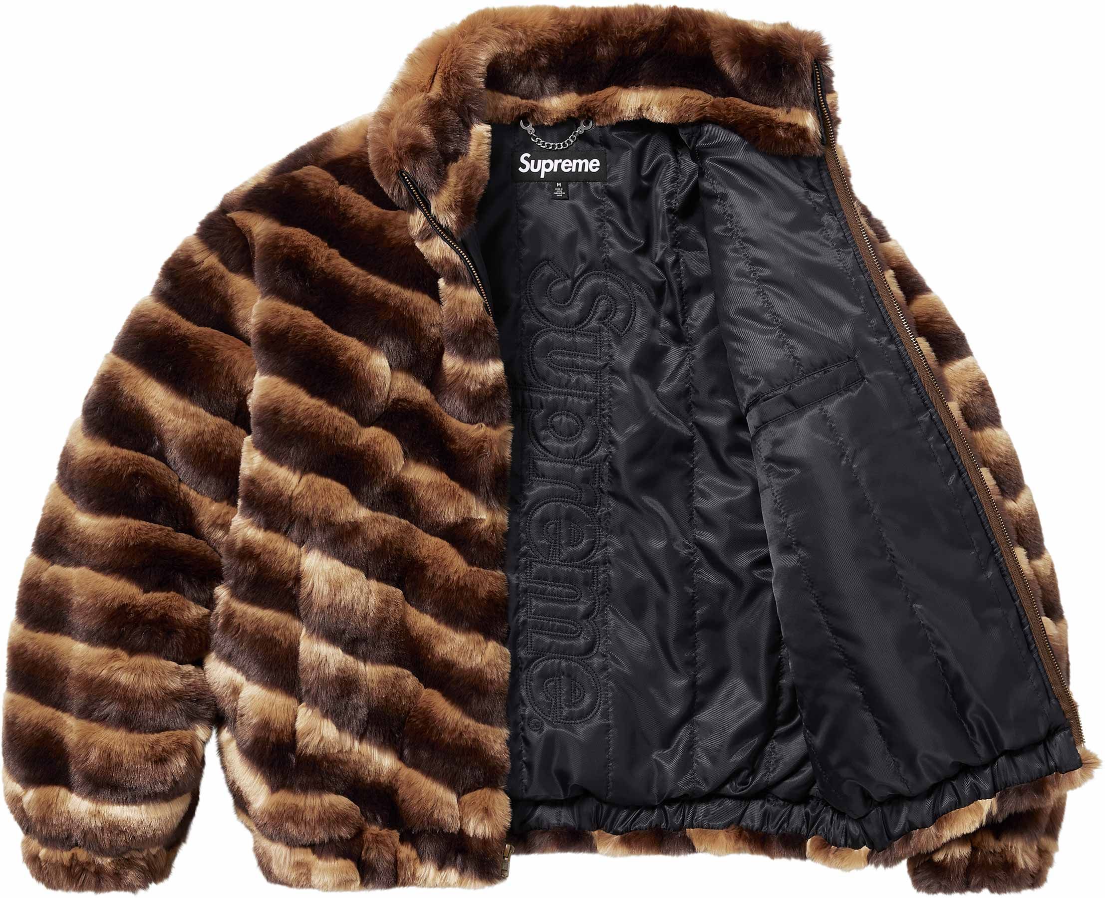新品　Supreme Faux Fur Jacket Brown ジャケット Supreme Faux Fur Jacket Brown Men's - SS24 - US