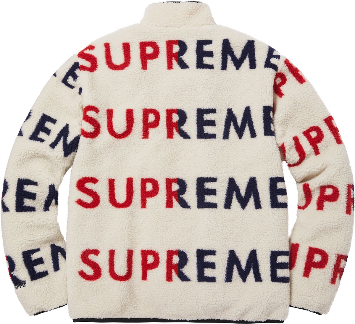 ジャケット・アウター Supreme Reversible Logo Fleece Jacket Supreme Reversible Logo Fleece Jacket (FW18) - $228