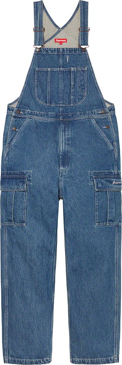 SUPREME シュプリーム Cargo Denim Overalls Supreme Cargo Denim Overalls (FW22) - $198