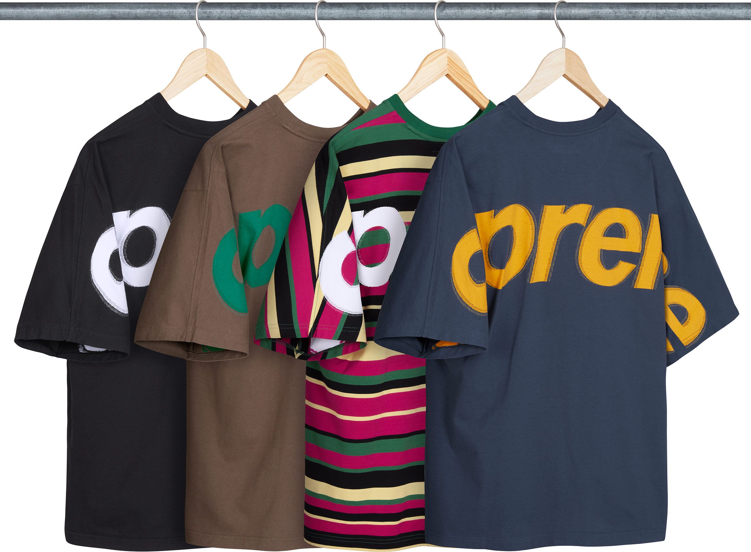 シュプリーム　Supreme Intarsia Script S/S Top Supreme Intarsia Script S S Top (SS20) - $68