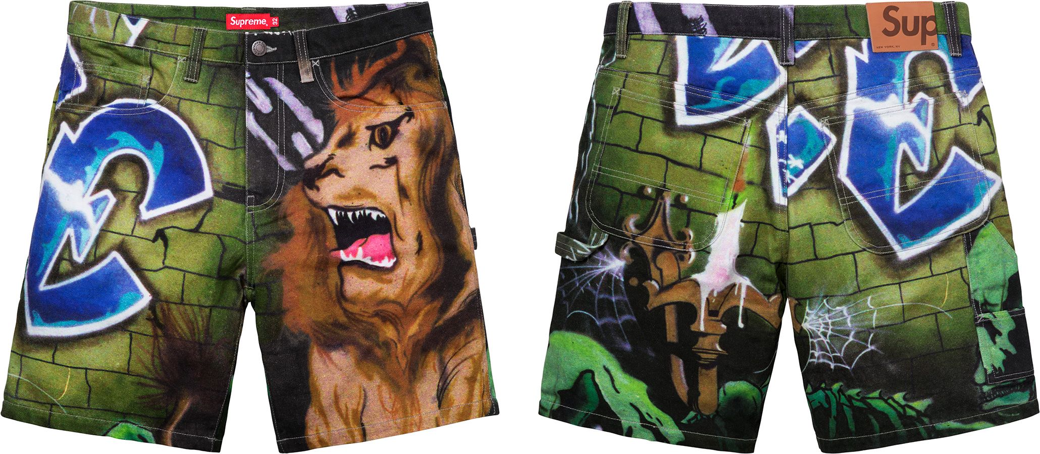 パンツ 18SS Supreme Lion's Den Painter Short Supreme Lion's Den Painter Short Spring/Summer 2018