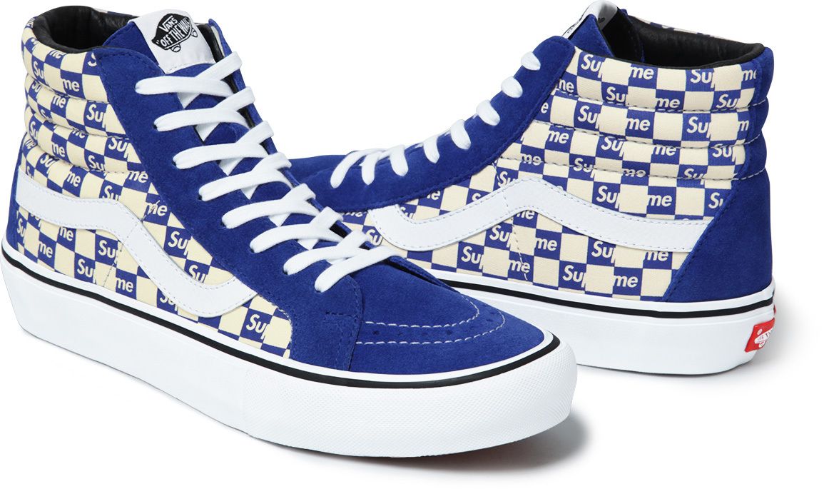 靴 supreme vans checkers Logo sk8-Hi Supreme®/Vans® – Gallery – Supreme