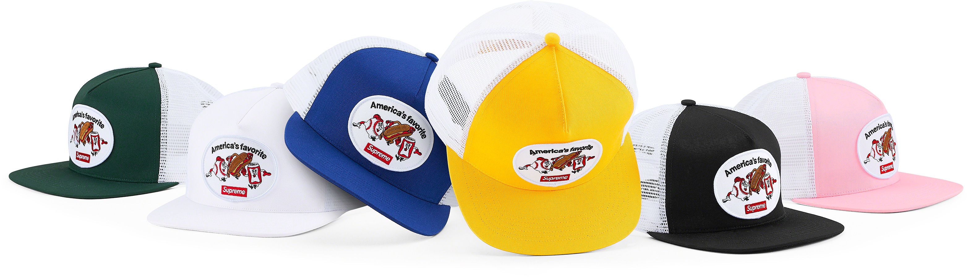 帽子 Supreme America's Favorite Mesh Back Buy Supreme America's Favorite Mesh Back 5-Panel 'Black