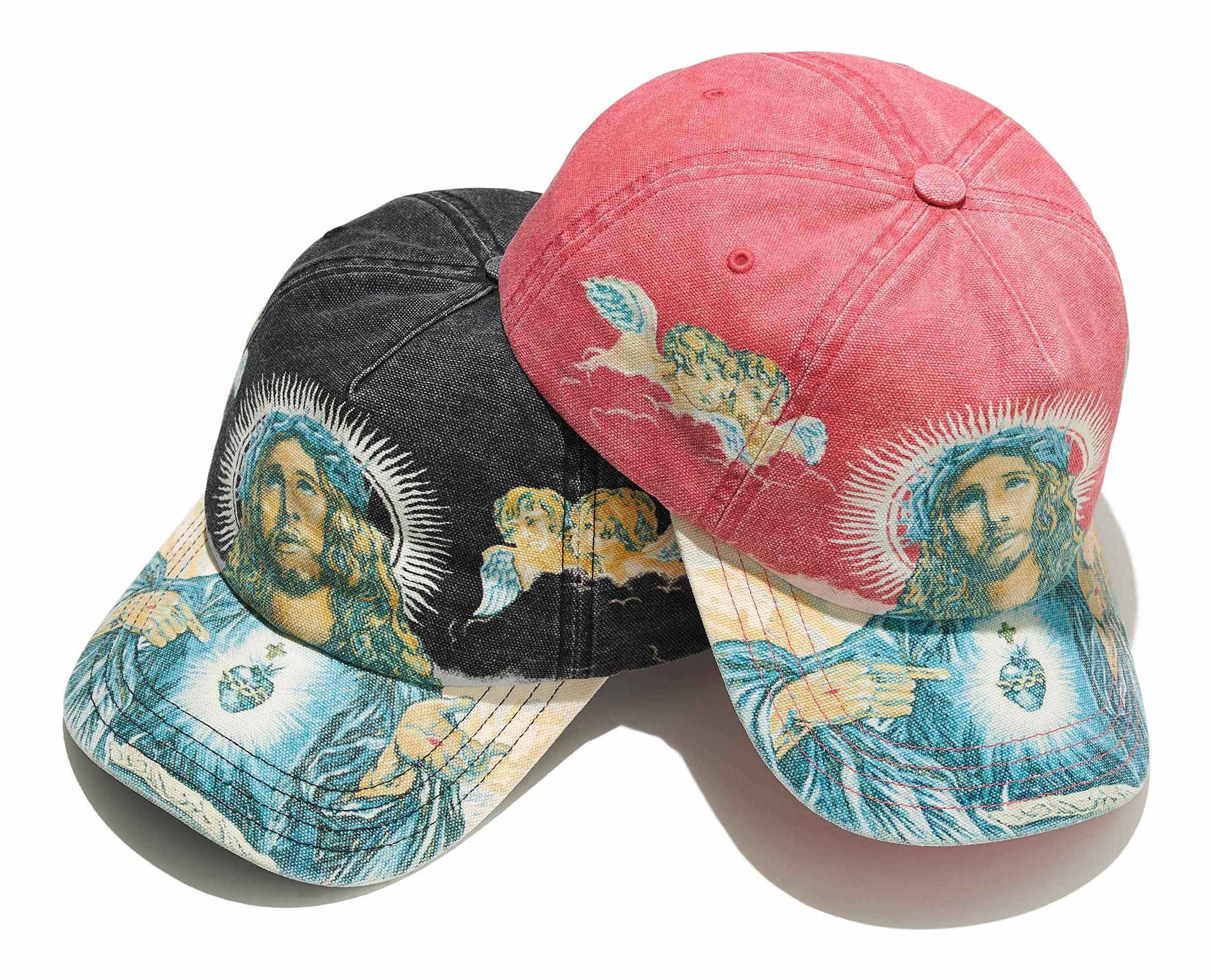 帽子 Supreme x B.B. Simon Studded Canvas Cap Supreme b.b. Simon Studded Canvas Mesh Back 5-Panel (FW24) - $88
