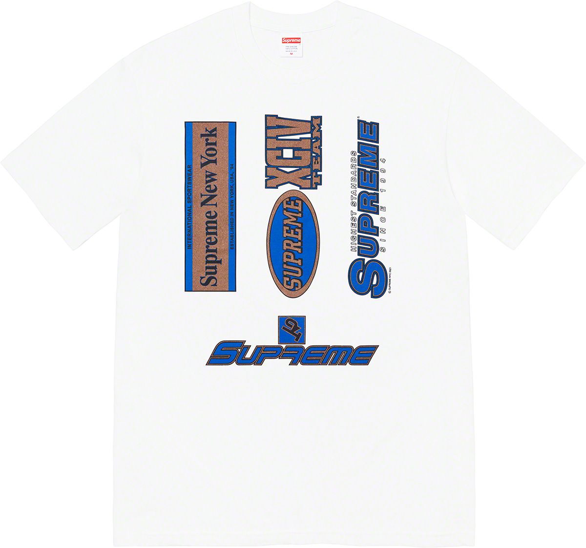 Supreme Est. 1994 Tee シュプリーム Tシャツ Supreme Est. 1994 Tee White Men's - FW21 - US