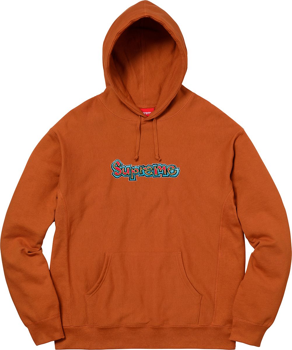 トップス supreme Gonz Logo Hooded Supreme Gonz Logo Hooded Sweatshirt Ash Grey Men's - SS18 - US
