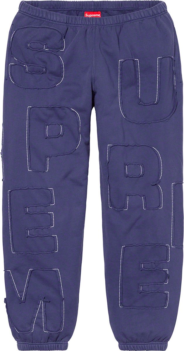 supreme Cutout Letters Sweatpants パンツ Spring/Summer 2020 Preview – Supreme
