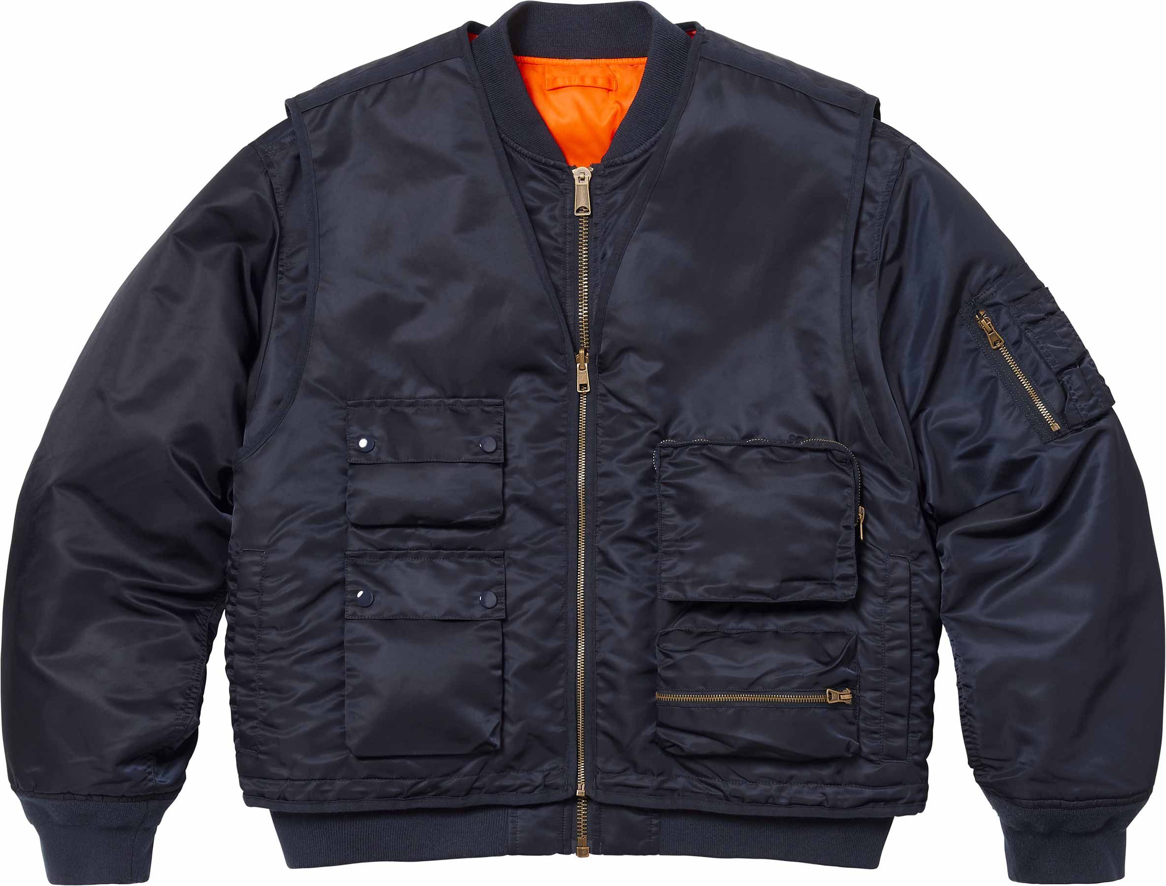 ジャケット・アウター Supreme 2-in-1 MA-1 alpha jacket Vest M Spring/Summer 2024 Preview – Supreme