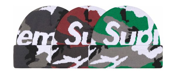 Camo Big Logo Beanie