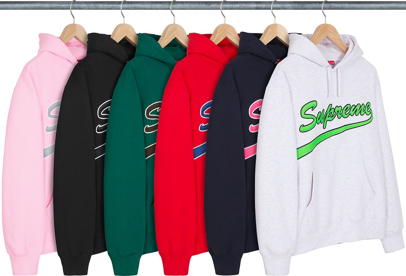トップス supreme 21AW Contrast Hooded Sweatshirt Supreme Contrast Zip Up Hooded Sweatshirt SS18 (SS18SW34
