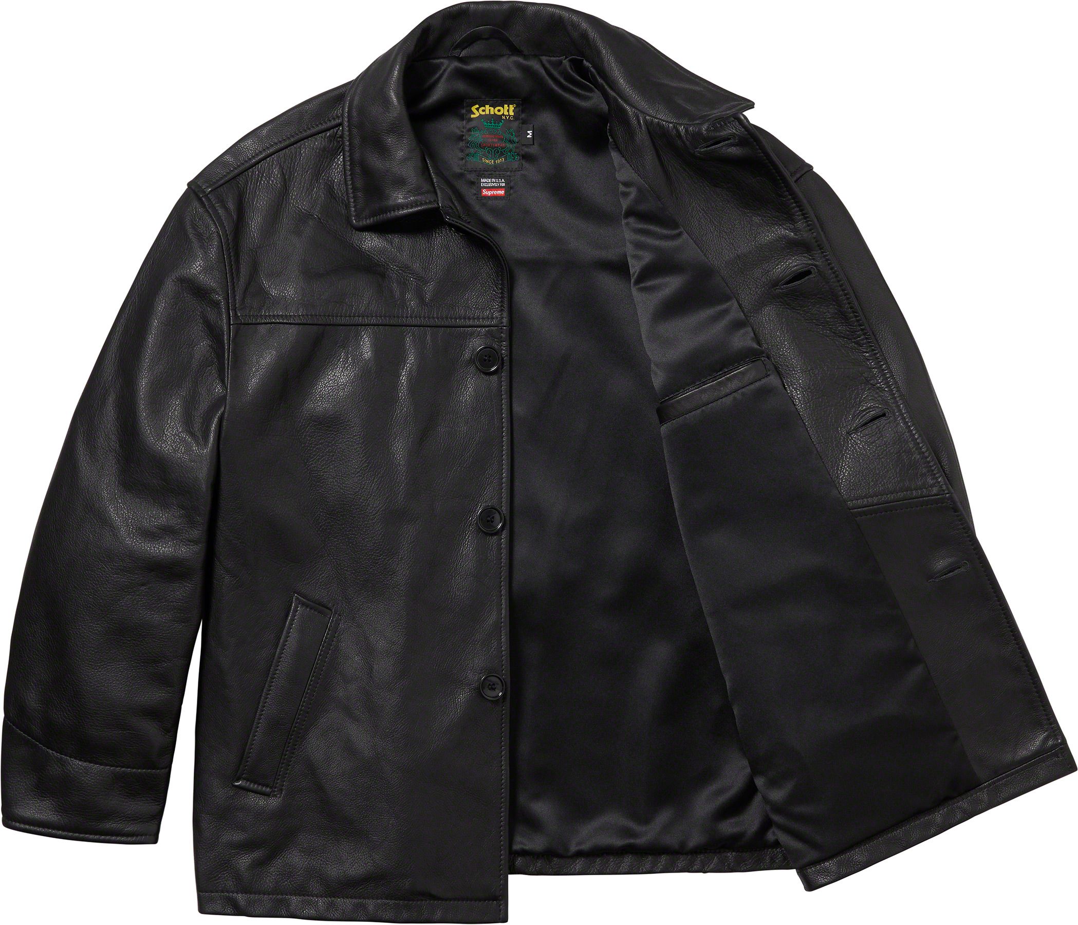 Supreme/Schott Leather Car Coat M ブラック s-l400.jpg
