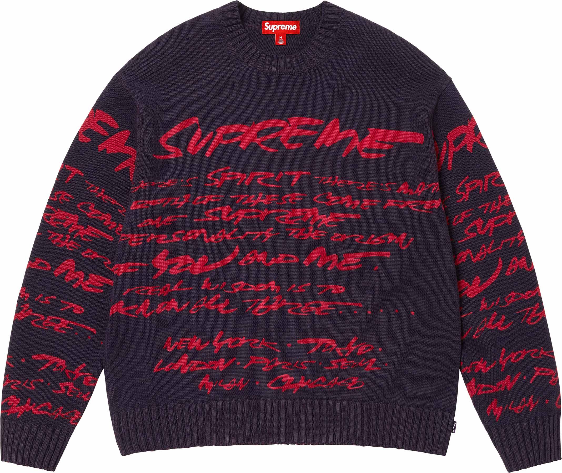トップス Supreme Flowers llic Sweater Flowers Metallic