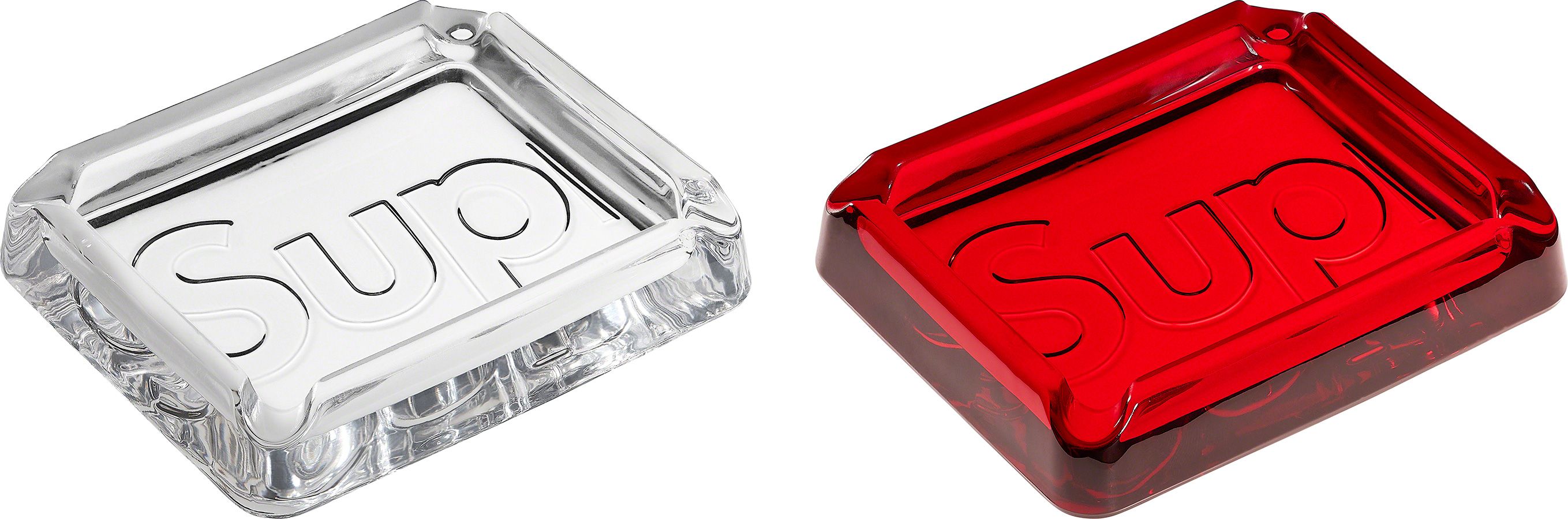 Supreme Debossed Glass Ashtray 灰皿 Supreme Debossed Glass Ashtray Red シュプリーム 灰皿 赤