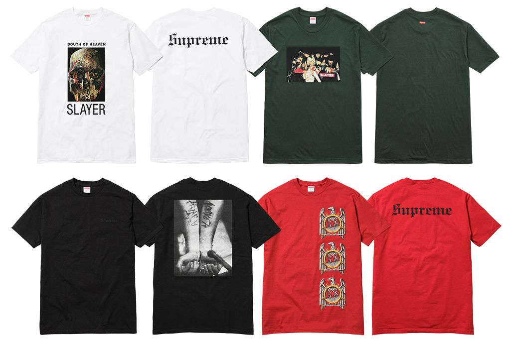 Supreme × Slayer サーマル ロンT 刺繍 Tシャツ M Supreme × Slayer サーマル ロンT 刺繍 Tシャツ M Supreme × Slayer