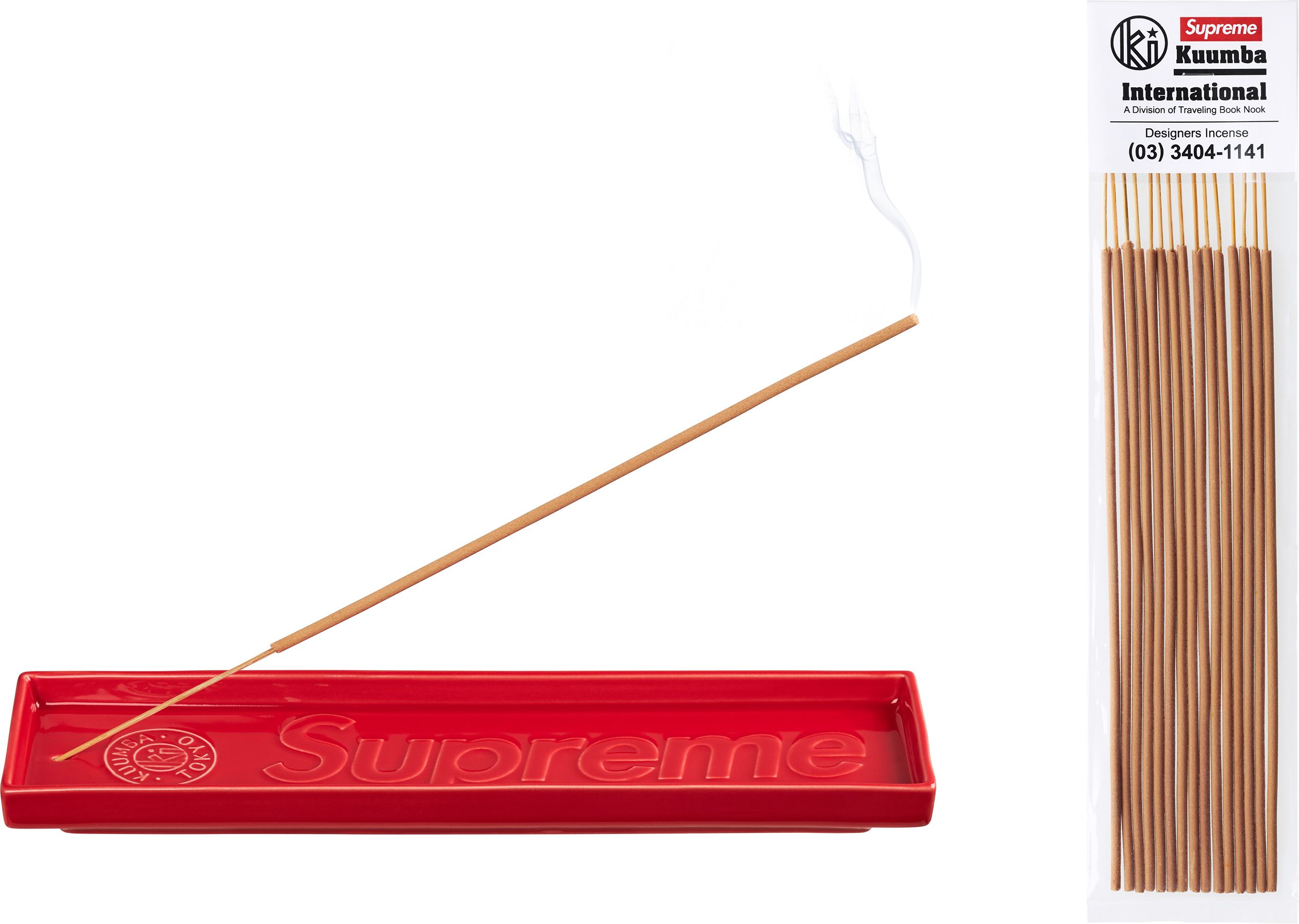 【新品未使用】Supreme x Kuumba Incense Tray Supreme Kuumba Incense Tray Red - SS24 - US