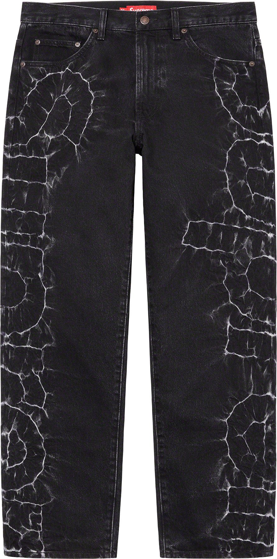 Supreme loose fit デニムパンツ 32 Distressed Loose Fit Selvedge Jean - Shop - Supreme