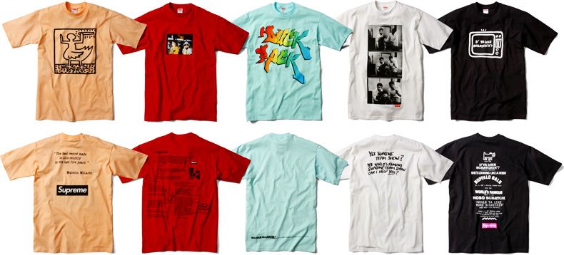 SUPREME / MALCOM MCLAREN コラボ Tシャツ M ピンク SUPREME / MALCOM MCLAREN コラボ Tシャツ M ピンク