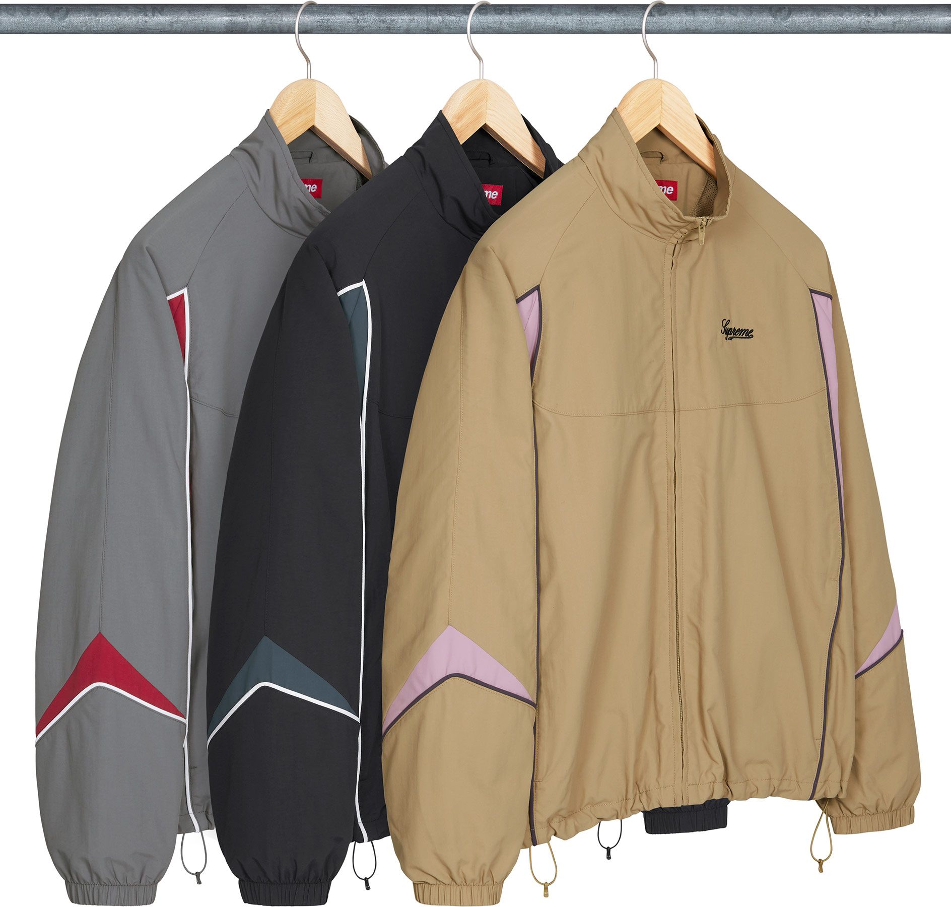 A*C様 Supreme Contrast Zip Track Jacket & Supreme Contrast Zip Track Jacket (SS25) - $158