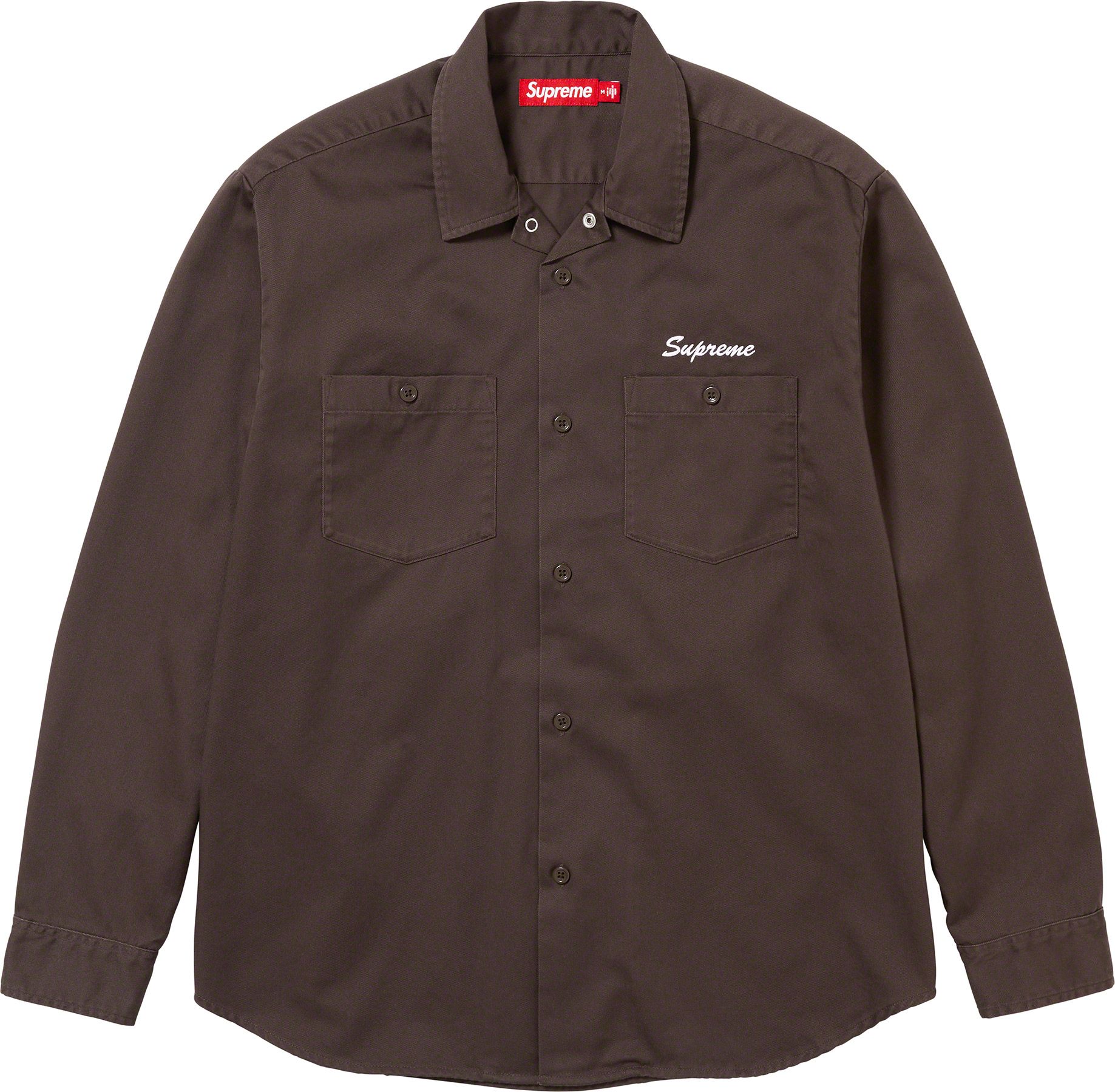 トップス supreme american psycho work shirt brown Supreme American Psycho Work Shirt Brown Men's - FW23 - US
