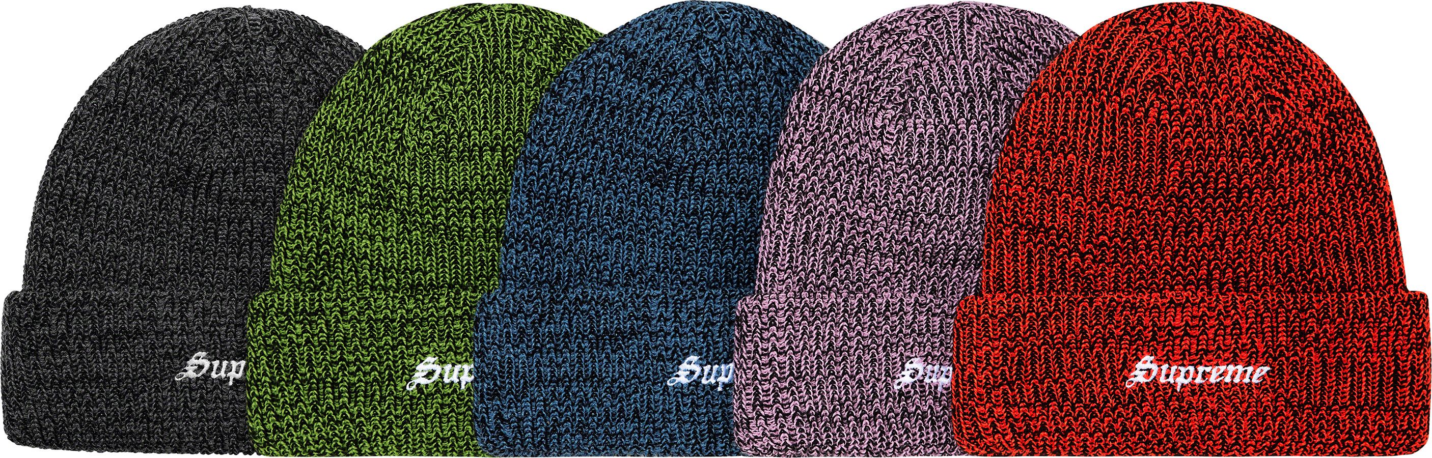 美品　supreme loose gauge beanie Supreme Rainbow Loose Gauge Beanie Olive - FW24 - US