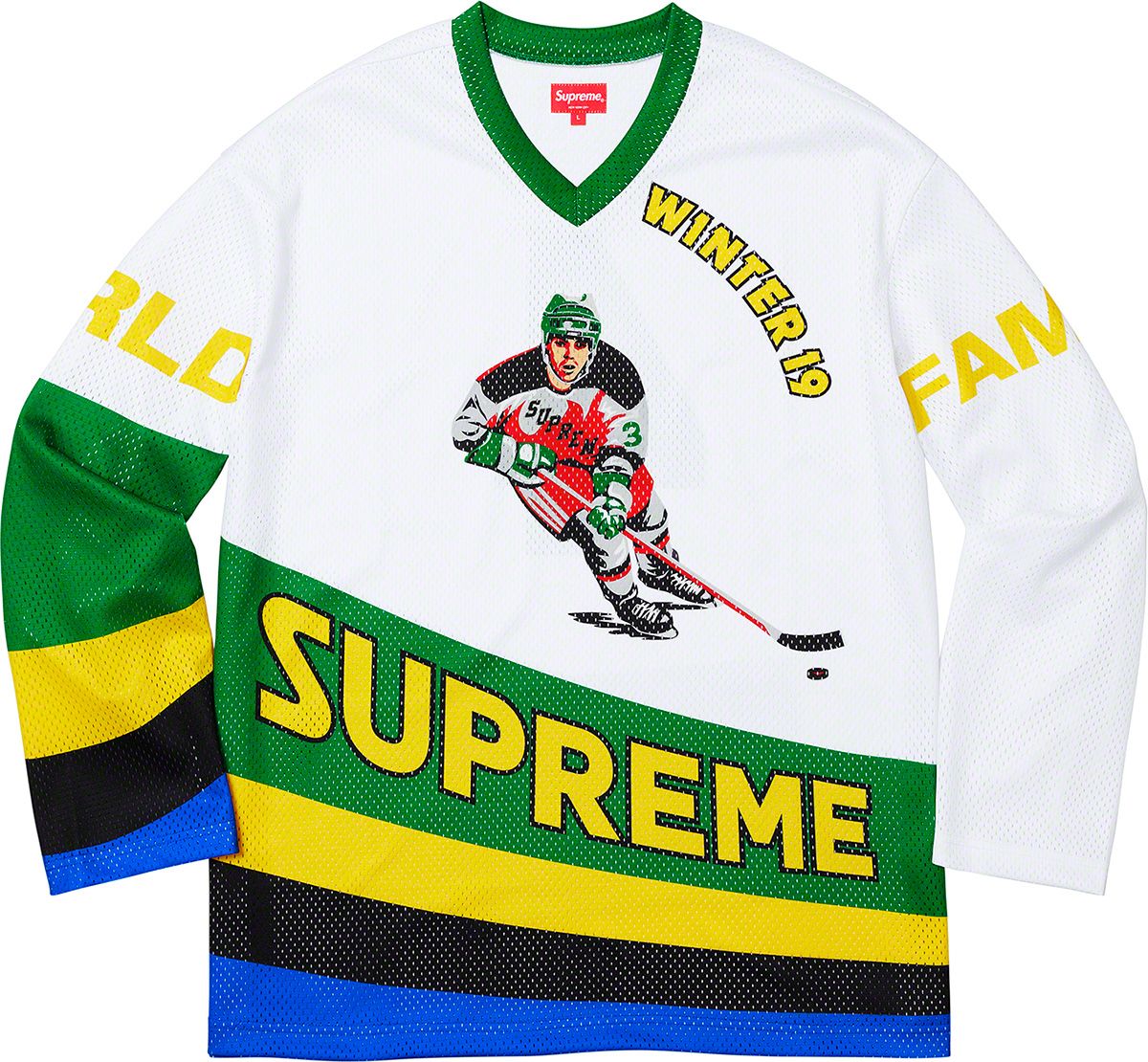 Supreme シュプリーム Crossover Hockey Jersey Fall/Winter 2019 Preview – Supreme