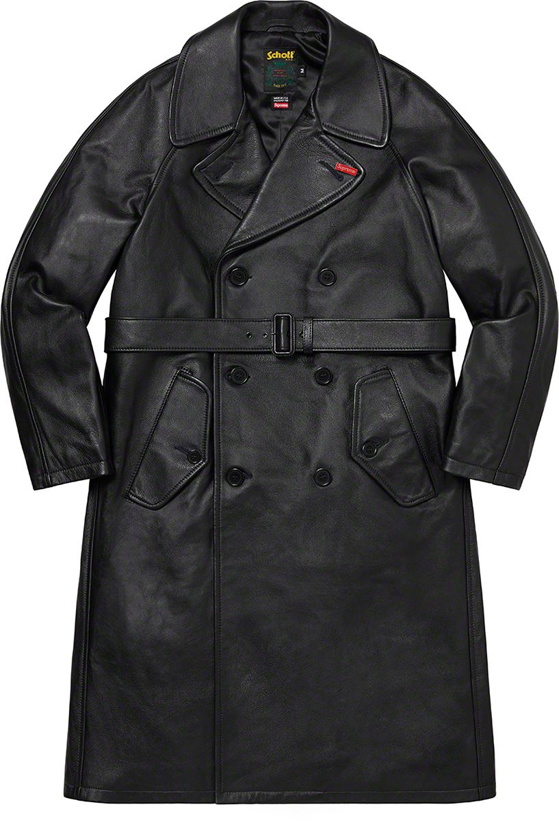 ジャケット・アウター Supreme D-Ring Trench Coat black New Supreme D-Ring Trench Coat Jacket Black Spring Summer