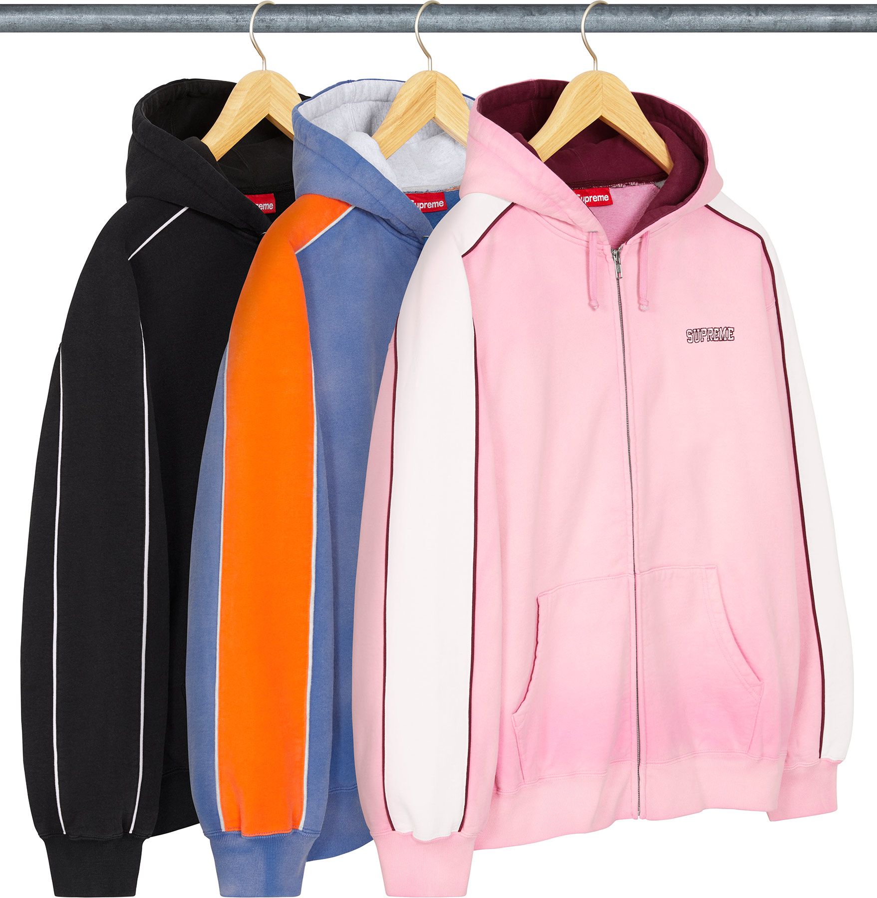 トップス Supreme State Zip Up Hooded Sweatshirt Fall/Winter 2024 Preview – Supreme