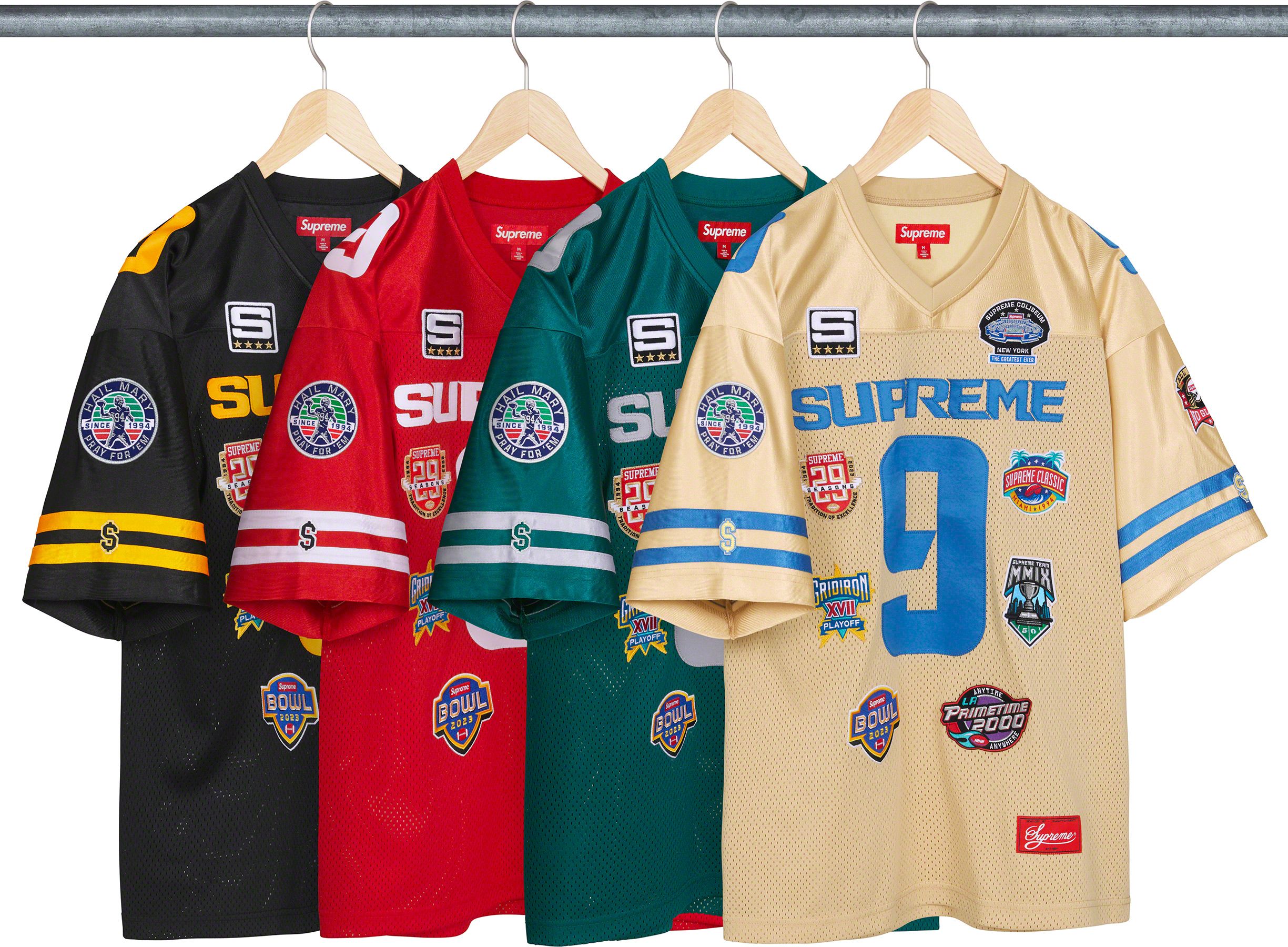 Supreme Ronin Football Jersey Olive Mサイズ Supreme Ronin Football Jersey (SS23) - $128