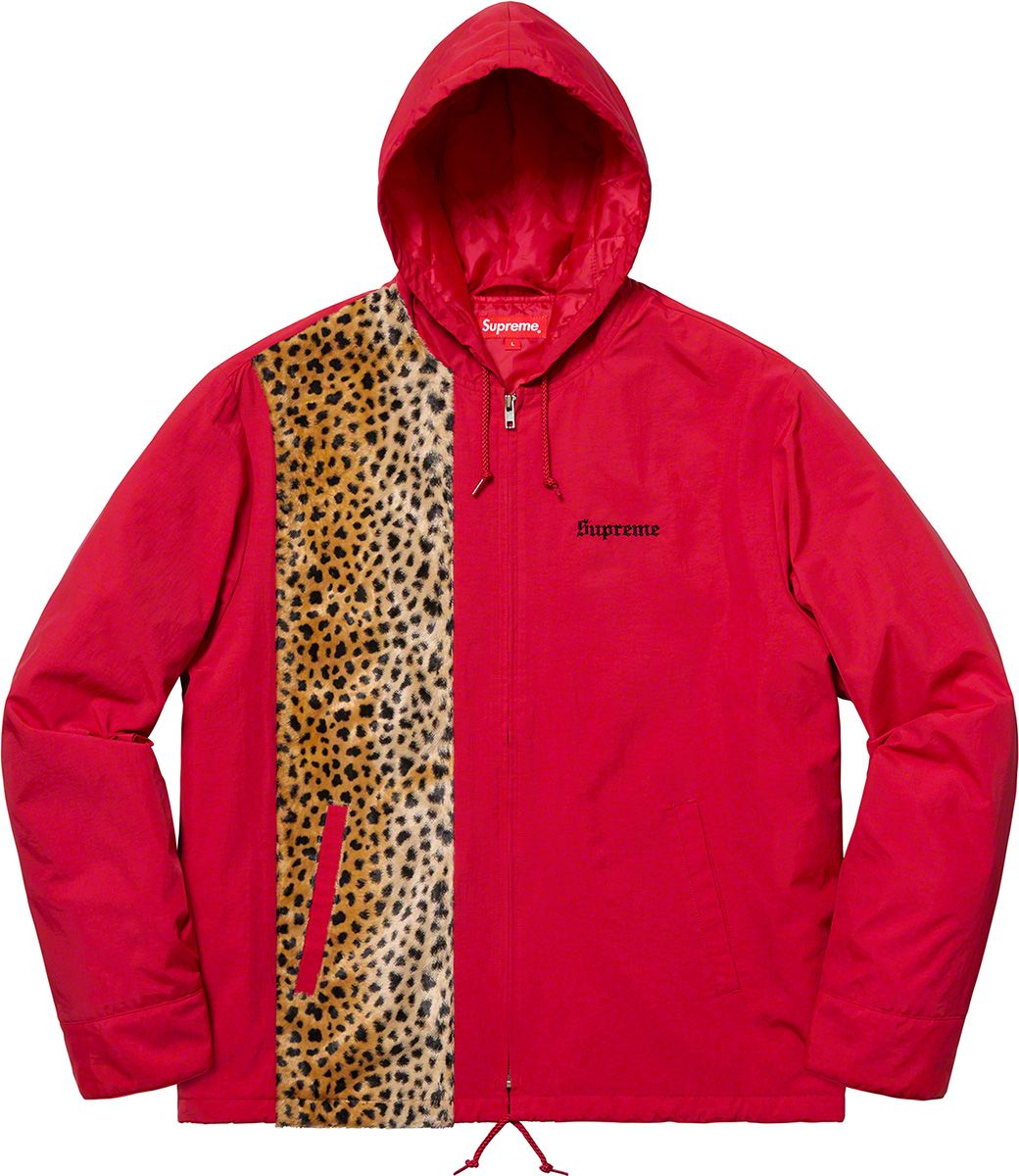 ジャケット・アウター Supreme Cheetah Hooded Station Jacket M Spring/Summer 2019 Preview – Supreme