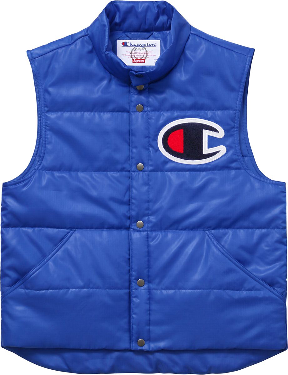 ジャケット・アウター SUPREME CHAMPION PUFFY VEST 17SS Spring/Summer 2017 Preview – Supreme