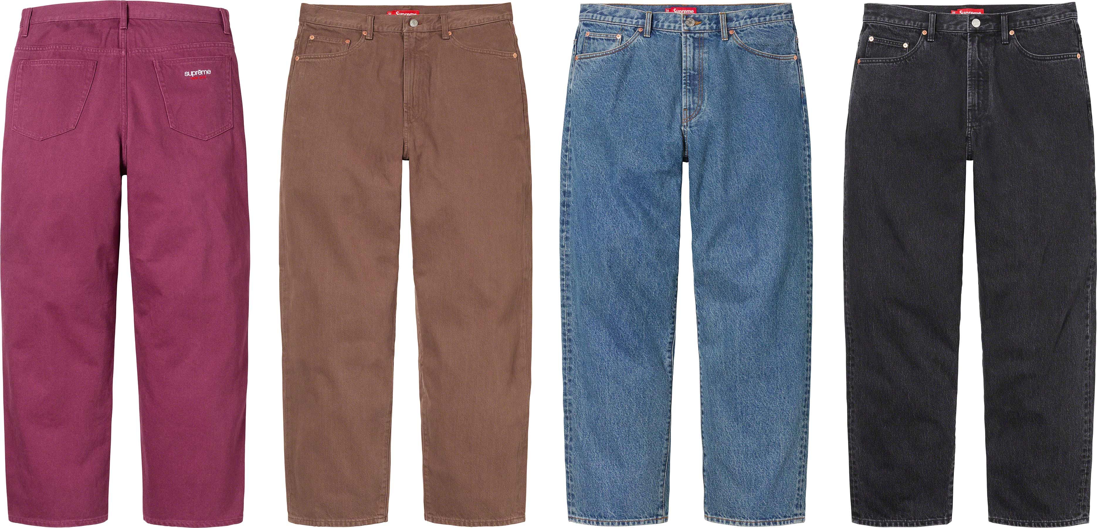パンツ Supreme Rigit Baggy Selvedge Jean Supreme Rigid Baggy Selvedge Jean (FW24) - $188