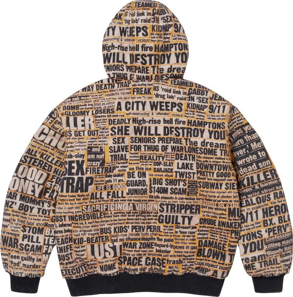 Supreme/Dash Snow Hooded Work Jacket