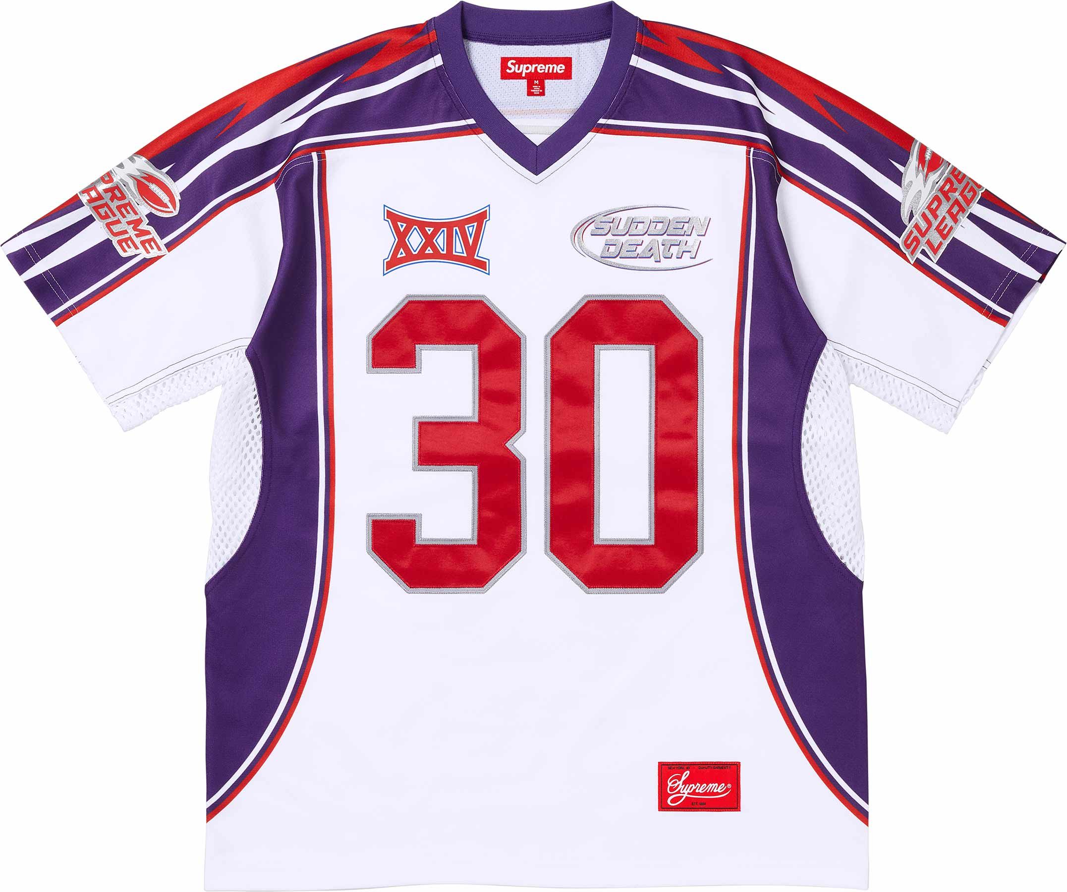 シャツ Supreme Sudden Death FootballJerseyBlack Buy Supreme Sudden Death Football Jersey 'Black' - SS24KN28