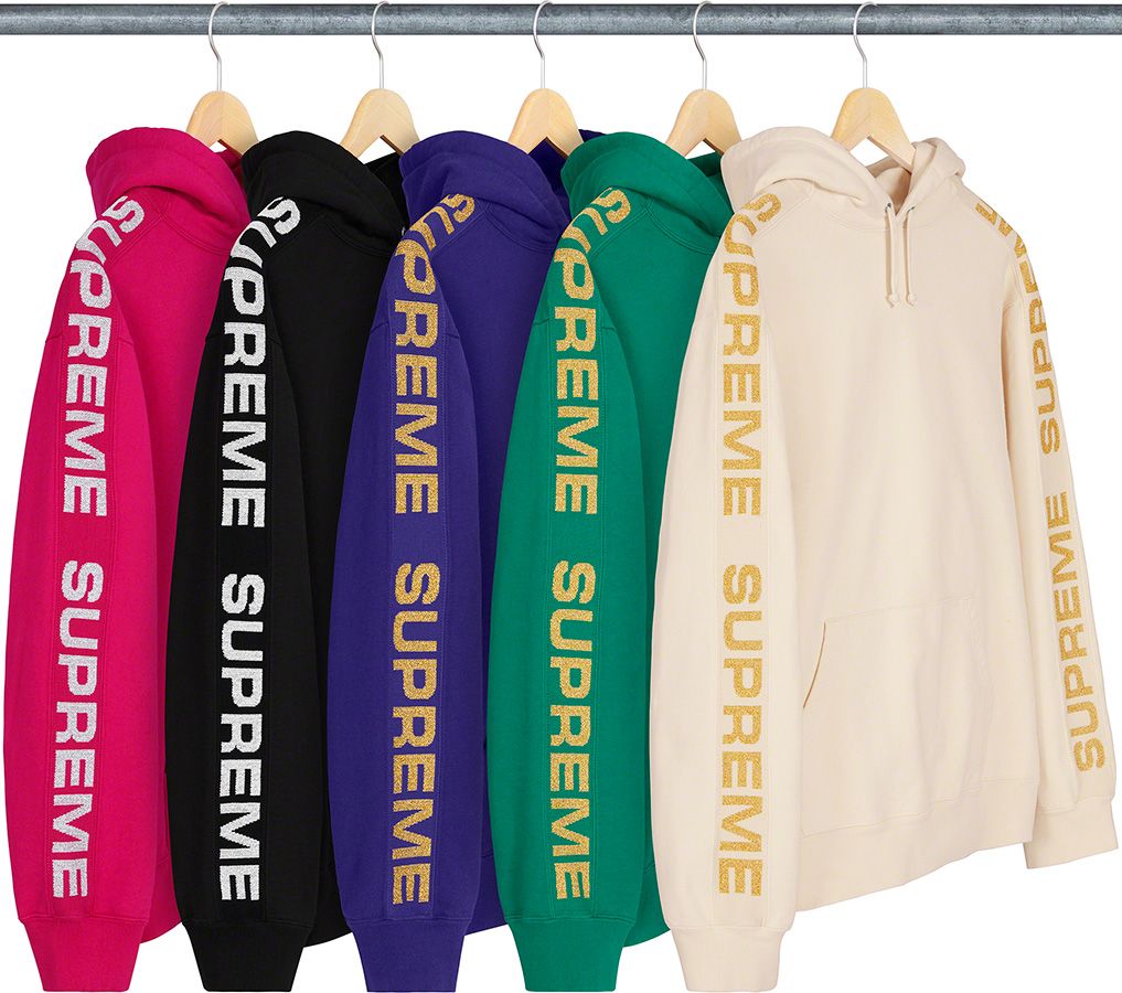 トップス supreme/20ss/llic Rib Hooded Metallic Rib Hooded Sweatshirt | Supreme 20ss