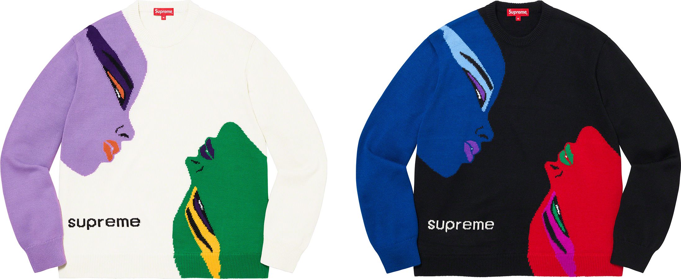 P*A様 Supreme Chest Stripe Zip Up Cardiga Supreme Chest Stripe Zip Up Cardigan (FW21) - $168