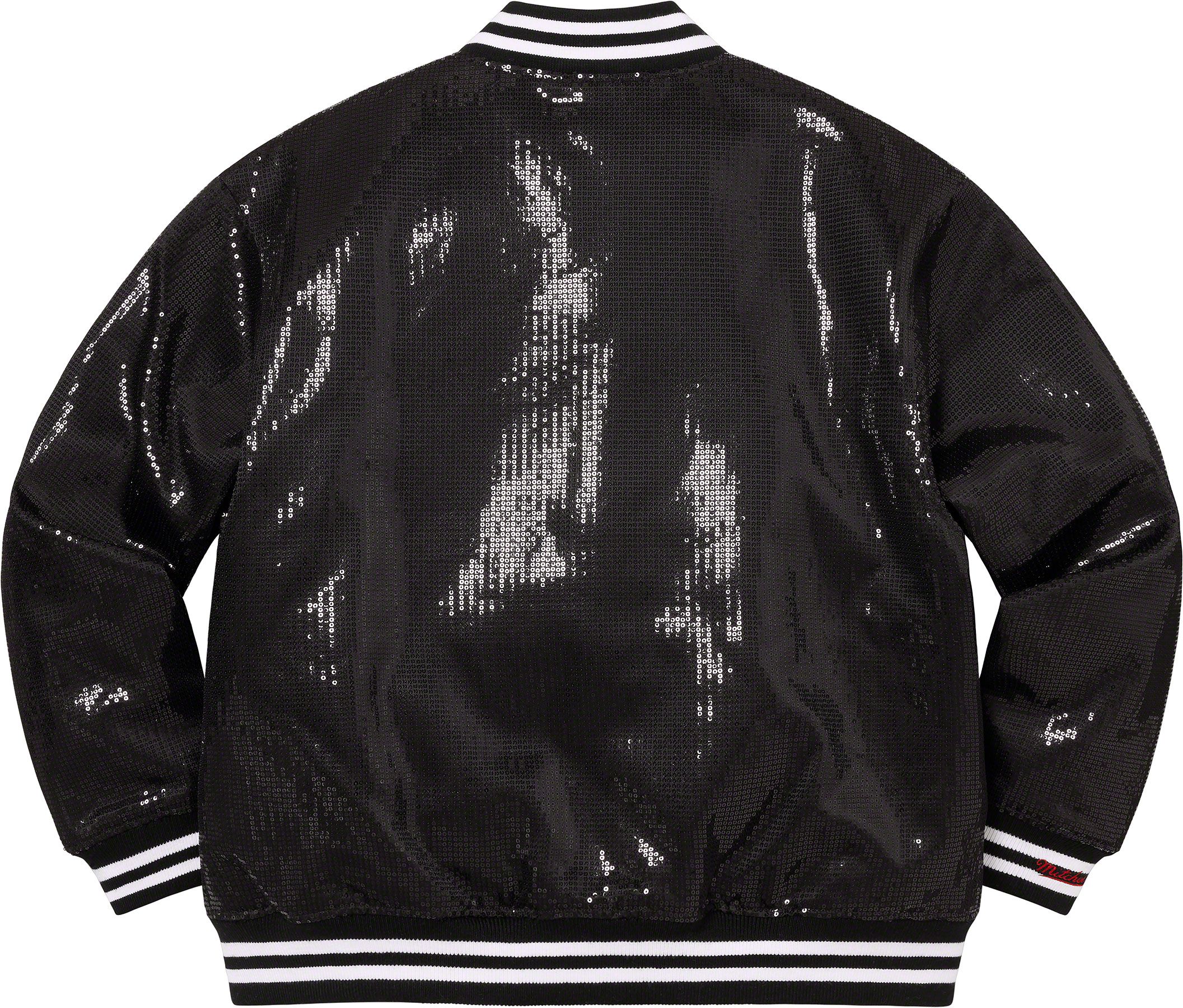 ジャケット・アウター Supreme / Mitchell & Ness Sequin Varsity Supreme Mitchell & Ness Sequin Varsity Jacket (SS23) - $398