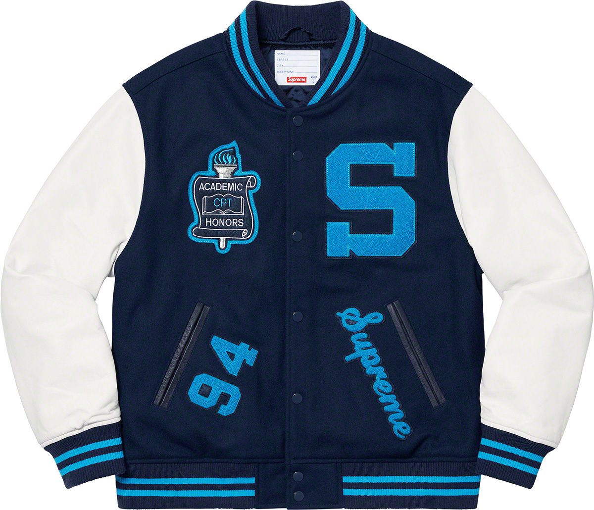 ジャケット・アウター SUPREME team varsity jacket 19fw s-l1200.jpg
