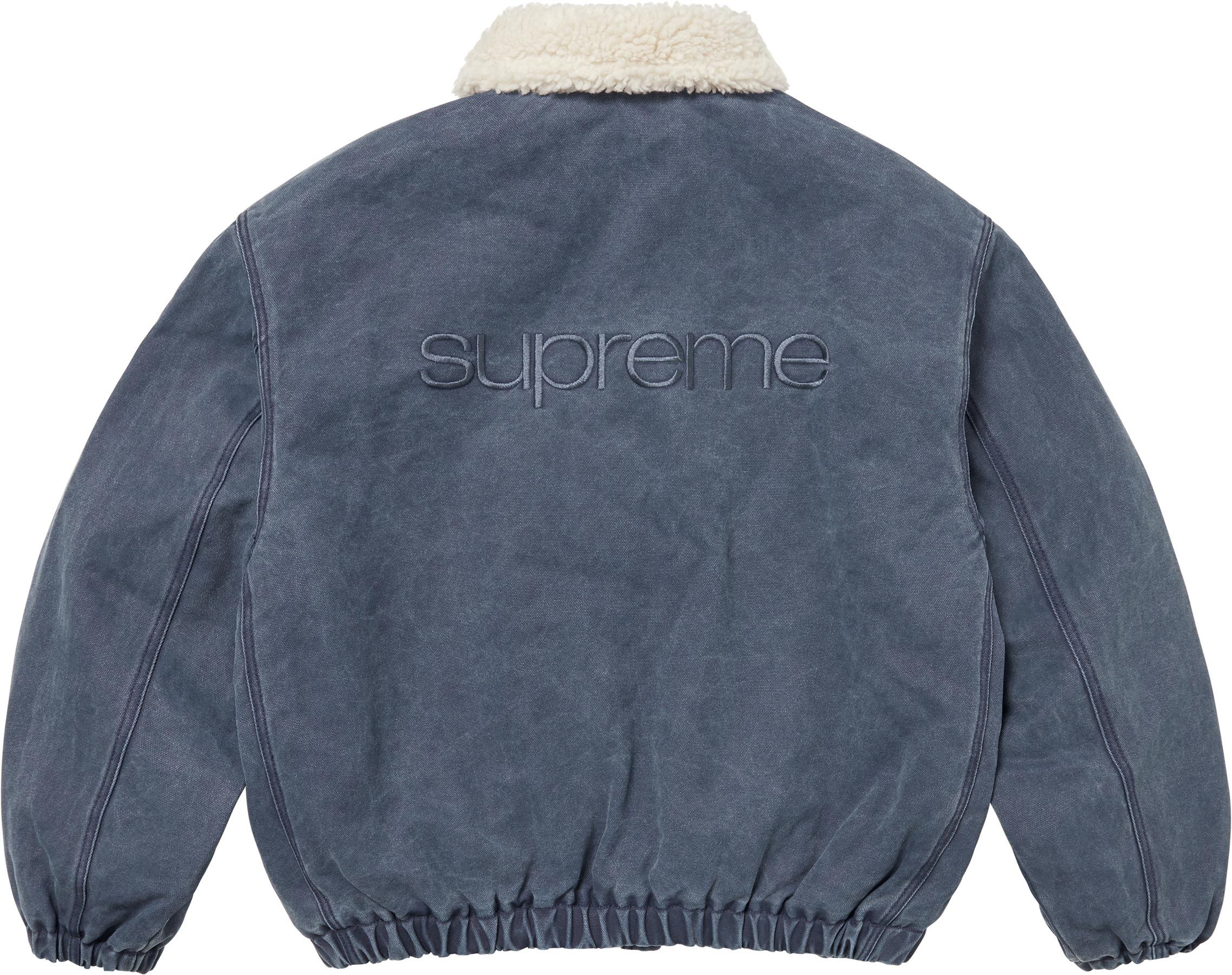 ジャケット・アウター Supreme Shearling Lined Bomber Jacket S Supreme Faux Shearling Lined Bomber Jacket (FW24) - $248