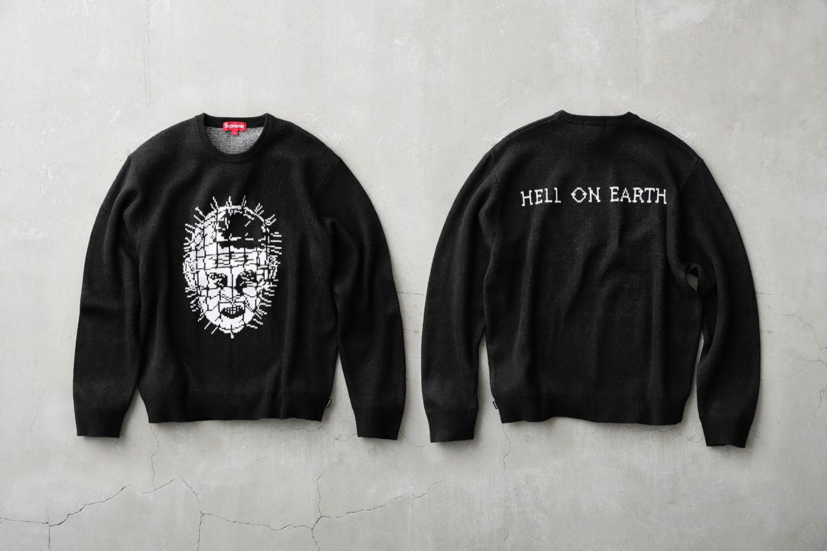 【入手困難】18ss supreme Hellraiser Sweater Supreme/Hellraiser – Gallery – Supreme