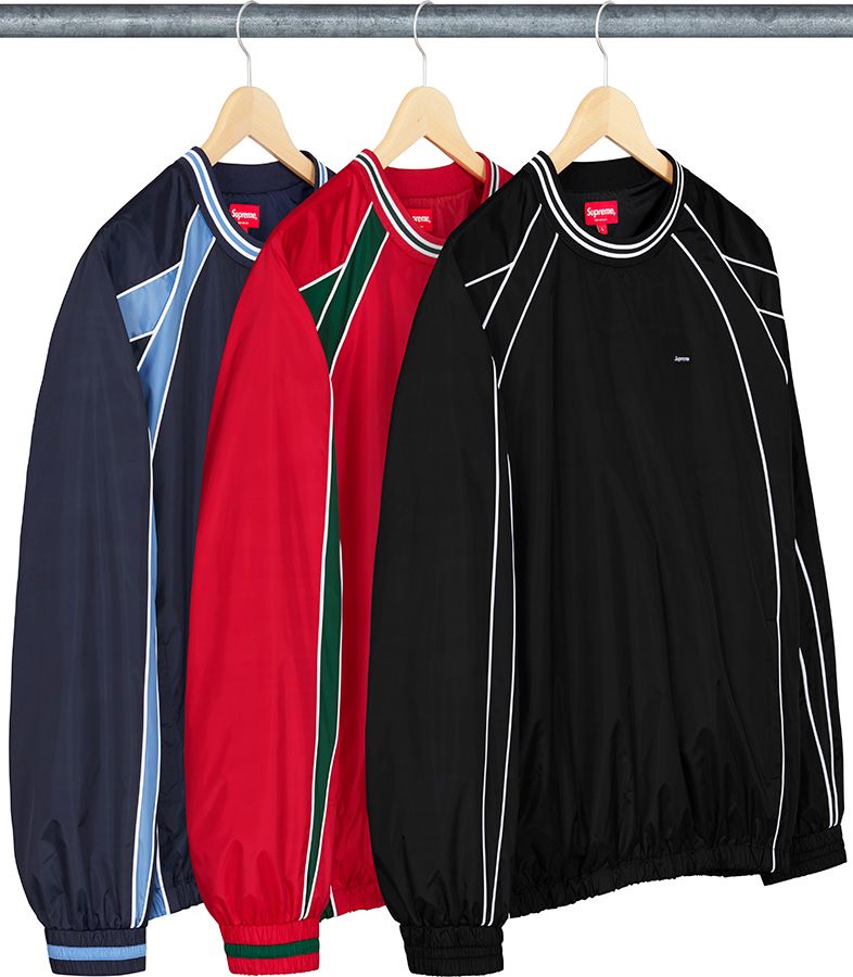 シャツ Supreme Velour Football Jersey Supreme Velour Football Jersey Black Men's - FW19 - US