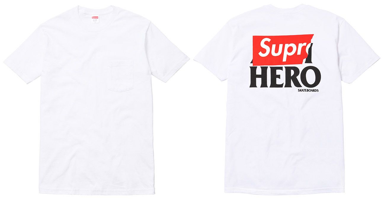 Supreme ANTIHERO Logo Pocket Tee3 Supreme ANTIHERO Dog Tee (SS22) - $44