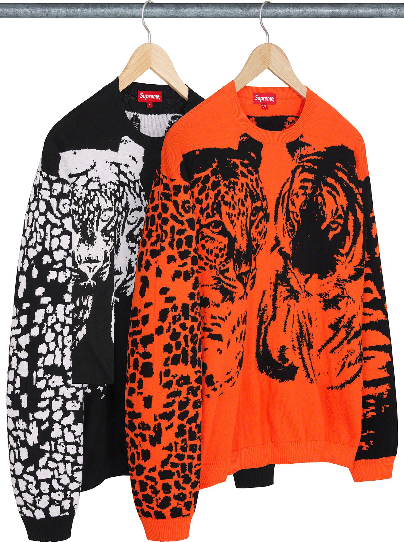Supreme Big Cats Jacquard　 M　シュプリーム　セーター Spring/Summer 2023 Preview – Supreme