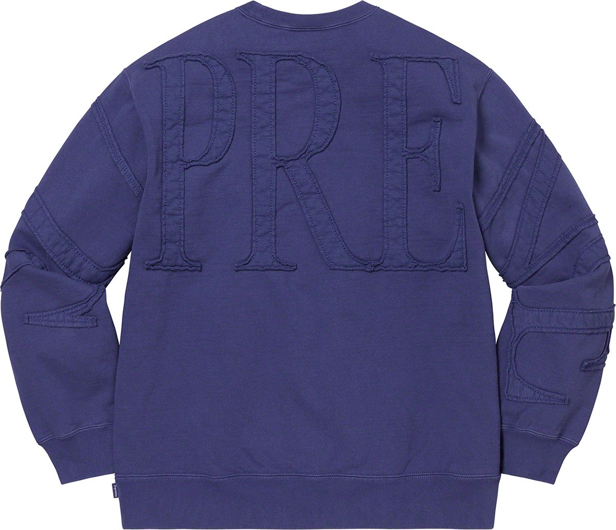 Supreme tonal applique crewneck サイズL Supreme Tonal Appliqué Crewneck (SS22) - $148