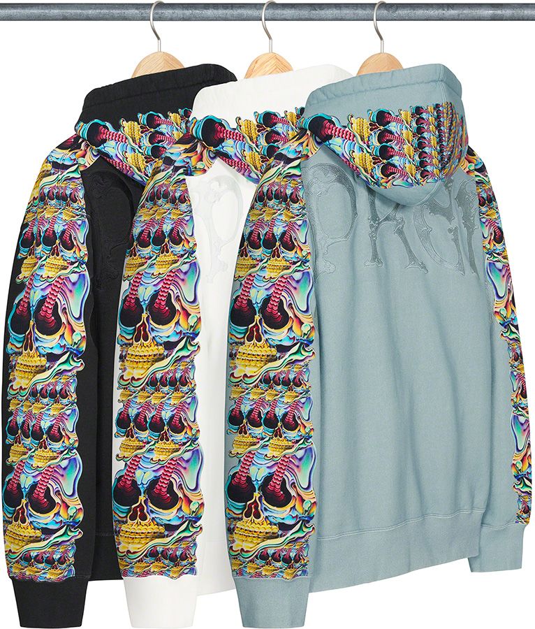 トップス Supreme Pilled Zip Up Hooded Sweatshirt Supreme Pilled Zip Up Hooded Sweatshirt Stone Men's - FW24 - US